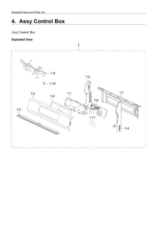 Control box assy
