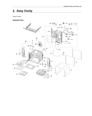 Cavity assy