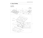 Samsung NX60A6511SS/AA-02 cooktop assy diagram