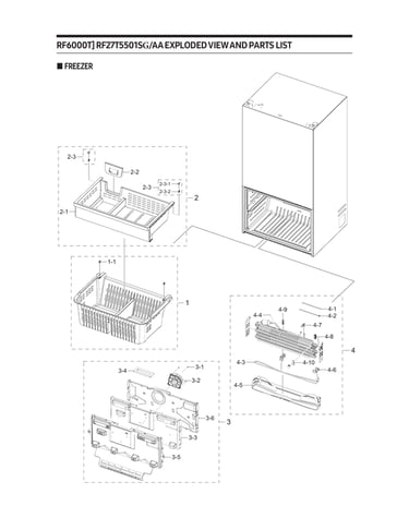 Freezer parts