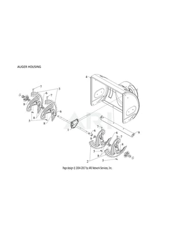 Auger housing