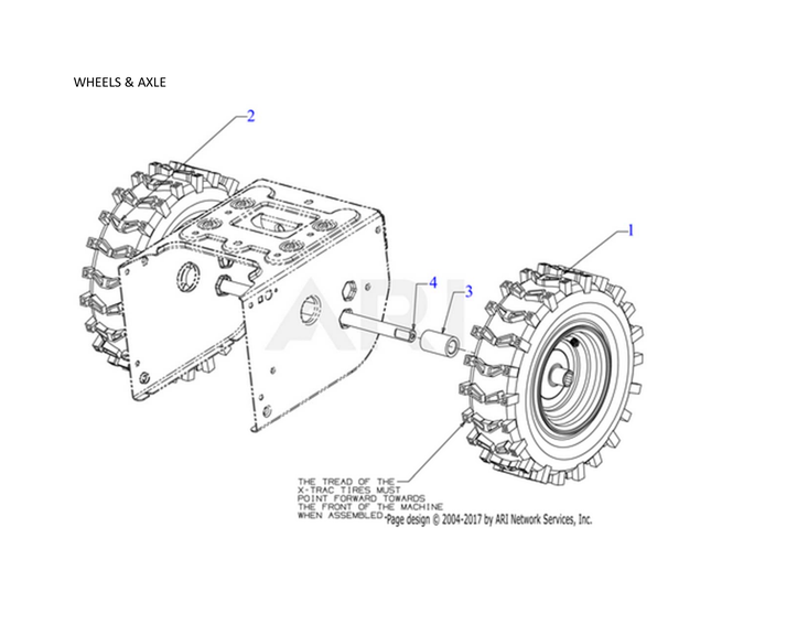 Wheels & axle