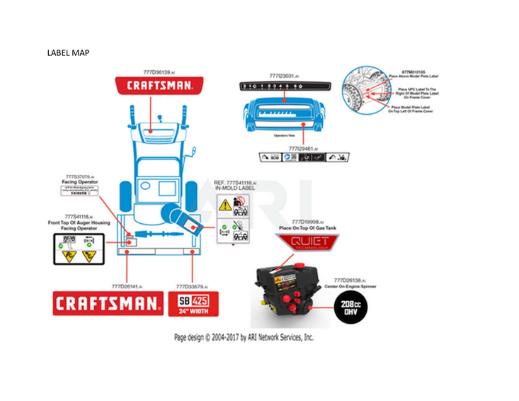 Label map