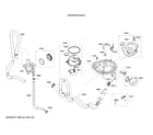 Bosch SHXM4AY55N/24 water inlet system/pump/sump diagram