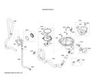 Bosch SHXM4AY55N/25 water inlet/sump/pump diagram