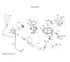Bosch SHXM4AY55N/26 water inlet/sump/pump diagram