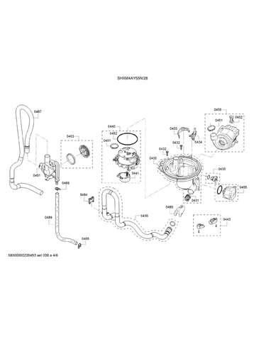 Water inlet system/pump/sump