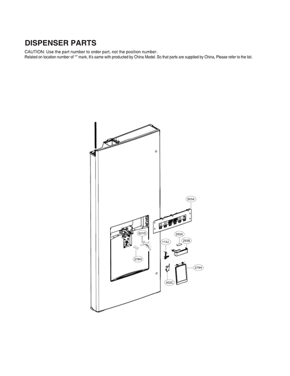 Dispenser parts