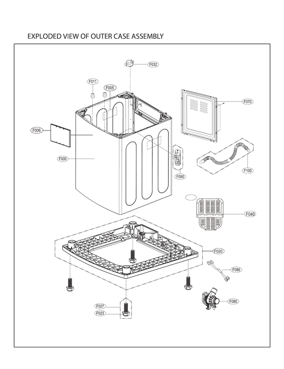 Outer case assy
