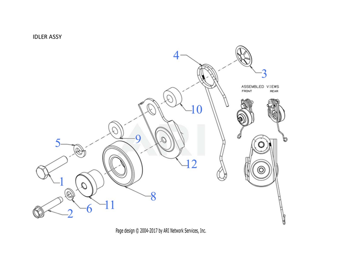 Idler assy