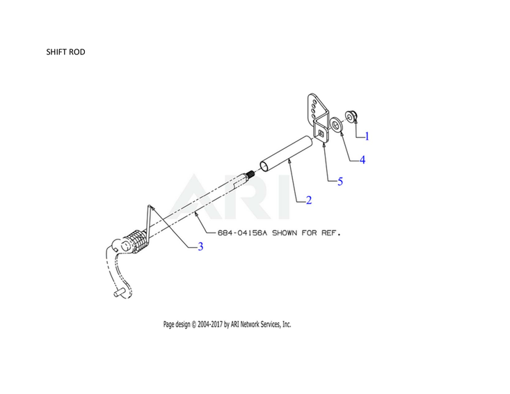 Shift rod