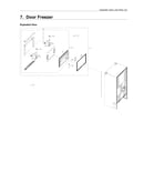 Freezer door parts
