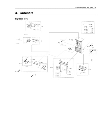 Cabinet 1 parts