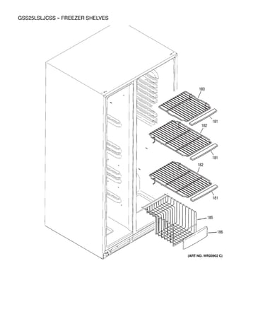Freezer shelves