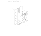 GE GSS25LSLJCSS fresh food shelves diagram