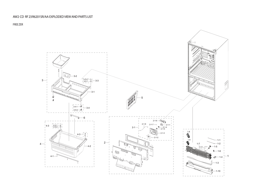 Freezer parts