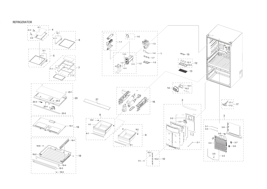 Refrigerator parts