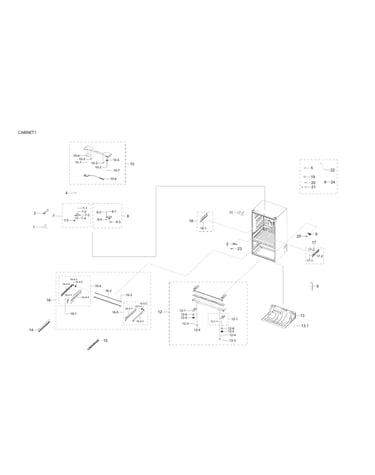 Cabinet 1 parts