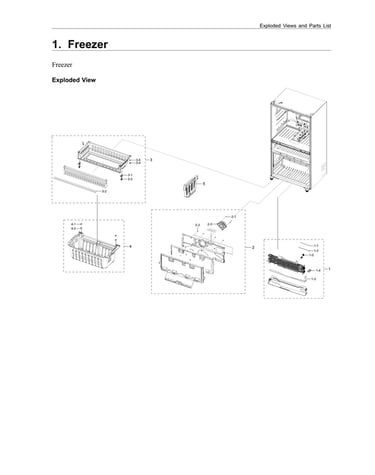 Freezer parts