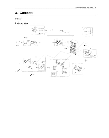 Cabinet 1 parts