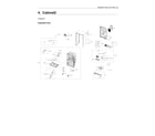 Samsung RF24R7201SR/AA-01 cabinet 2 parts diagram