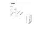 Samsung RF24R7201SR/AA-01 mid door parts diagram