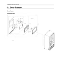 Freezer door parts