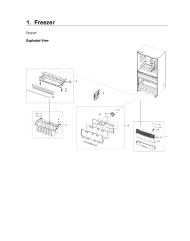 Freezer parts