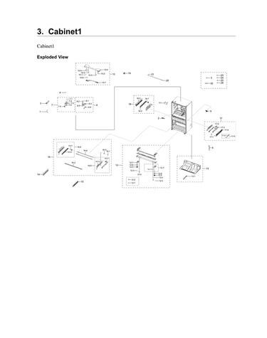 Cabinet 1 parts