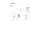 Samsung RF24R7201SR/AA-02 cabinet 2 parts diagram