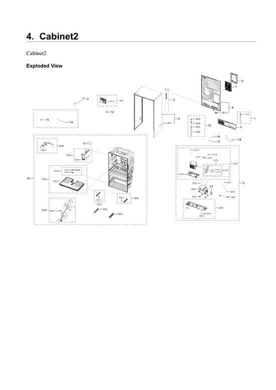 Cabinet 2 parts