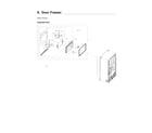 Samsung RF24R7201SR/AA-02 freezer door parts diagram