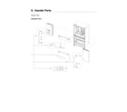 Samsung RF24R7201SR/AA-02 handle parts diagram