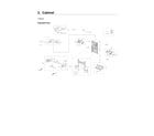 Samsung RF24R7201SR/AA-04 cabinet 1 parts diagram