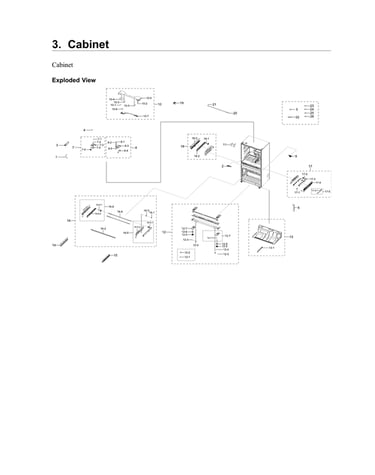 Cabinet 1 parts
