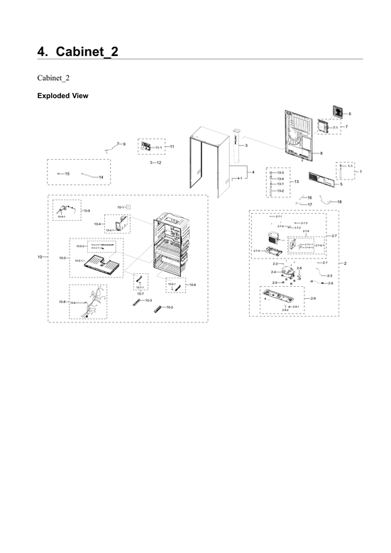 Cabinet 2 parts