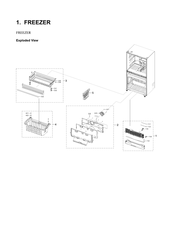 Freezer parts
