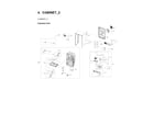 Samsung RF24R7201SR/AA-05 cabinet 2 parts diagram