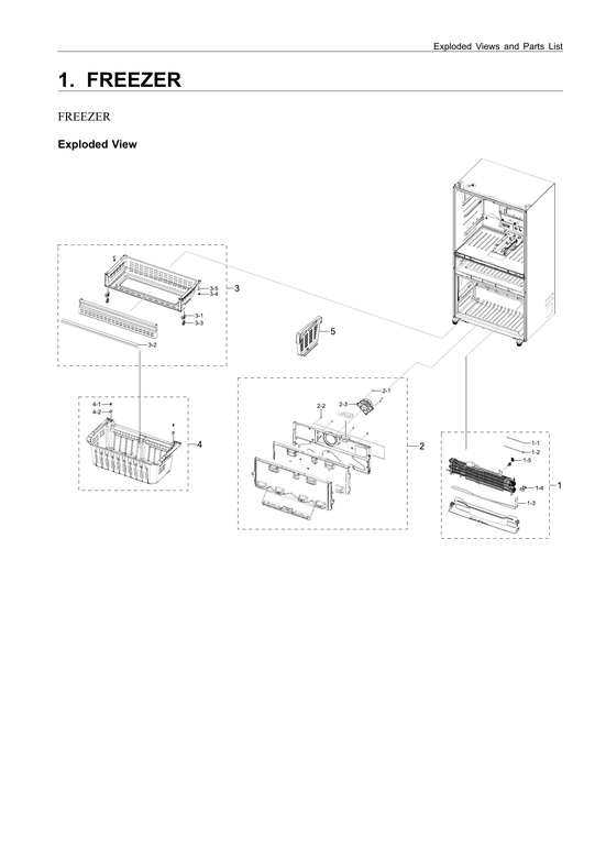 Freezer parts