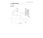 Samsung RF24R7201SR/AA-06 handle parts diagram