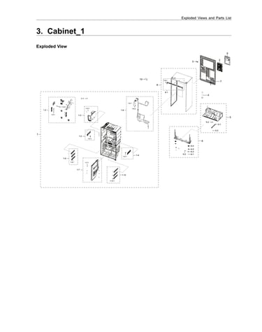 Cabinet 1 parts