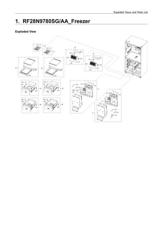 Freezer parts