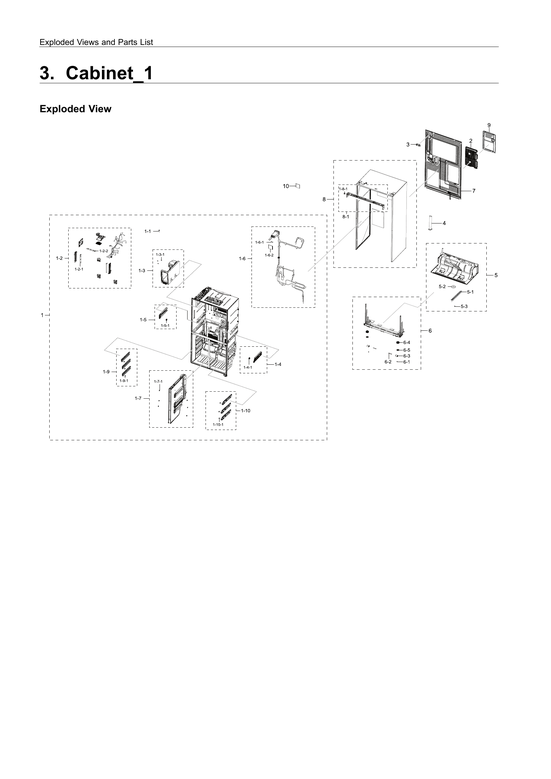 Cabinet 1 parts