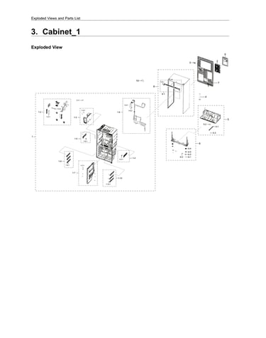 Cabinet 1 parts