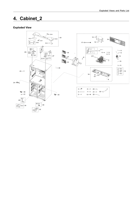 Cabinet 2 parts