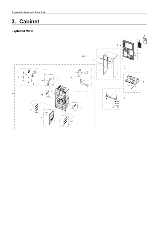 Cabinet 1 parts