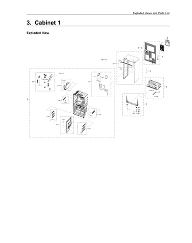 Cabinet 1 parts