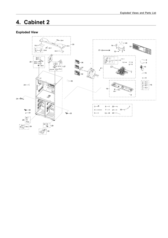 Cabinet 2 parts