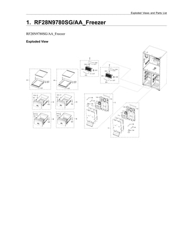 Freezer parts