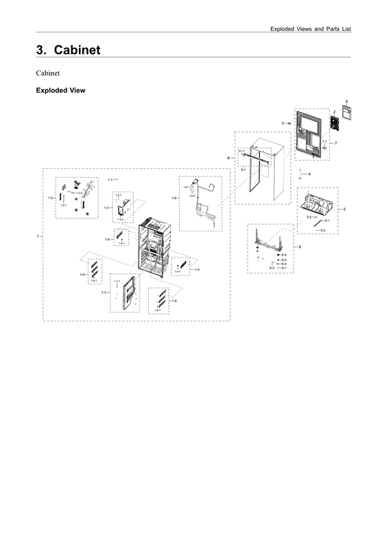 Cabinet 1 parts
